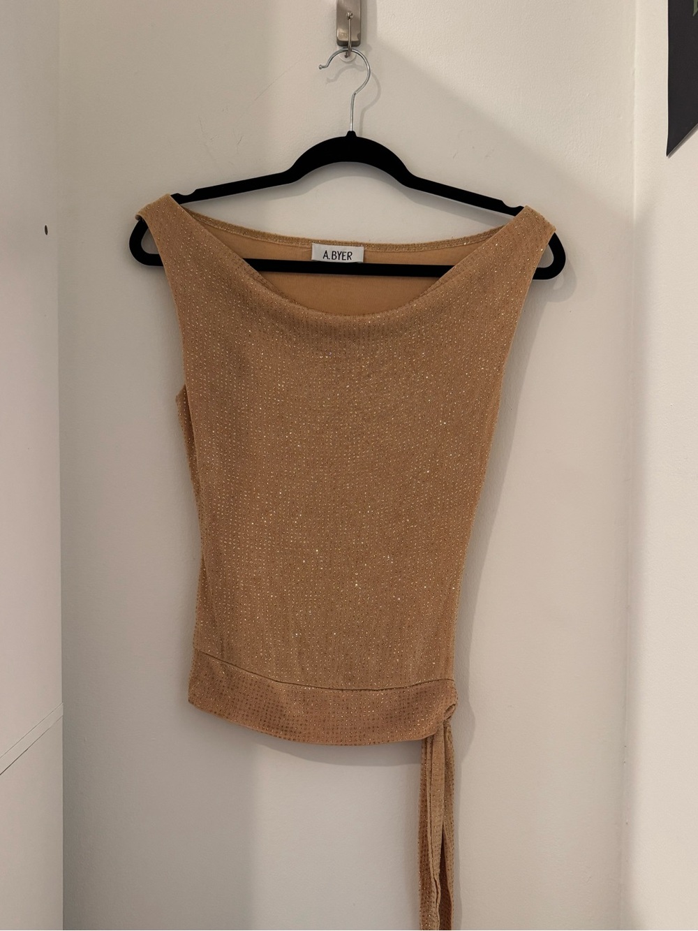 Vintage A. Byer Gold Sparkly Top